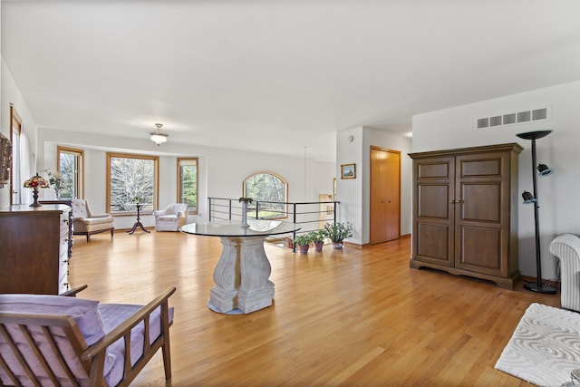 6728 Frith Rd, Smiths Creek, MI 48079 - living area with visible vents and light wood-style flooring