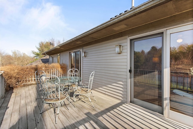 6728 Frith Rd, Smiths Creek, MI 48079 - deck featuring outdoor dining space