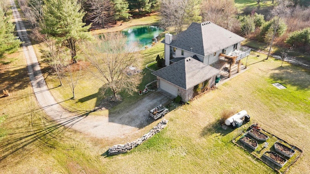 6728 Frith Rd, Smiths Creek, MI 48079 - drone / aerial view with a water view