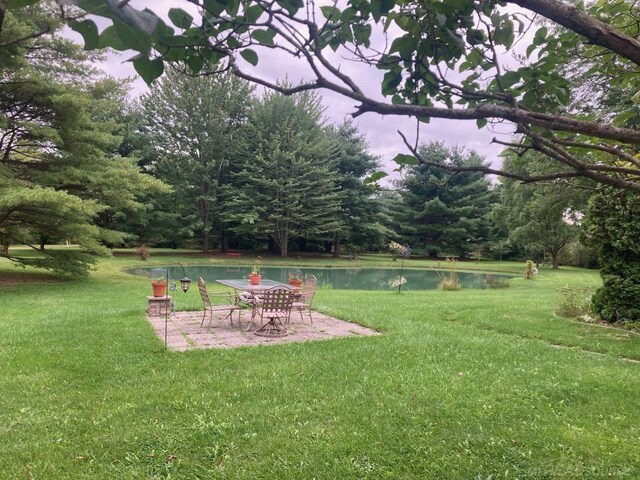 6728 Frith Rd, Smiths Creek, MI 48079 - view of yard featuring a water view and a patio area
