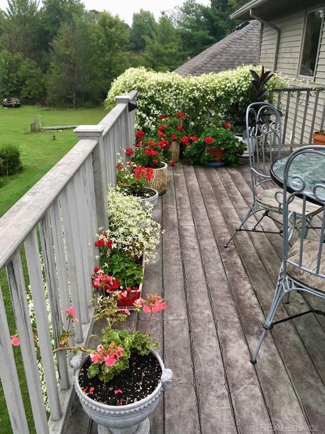 6728 Frith Rd, Smiths Creek, MI 48079 - deck featuring a yard