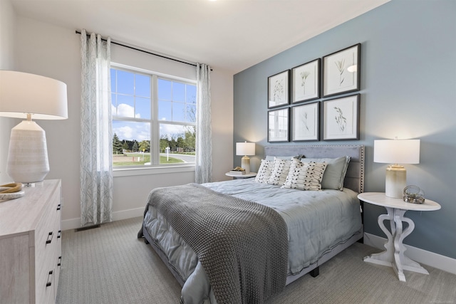 3897 Chatham Pl Unit 103, Brighton, MI 48114 - bedroom featuring baseboards and light carpet