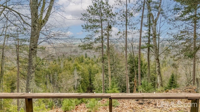 view of nature featuring a view of trees