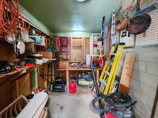 view of storage