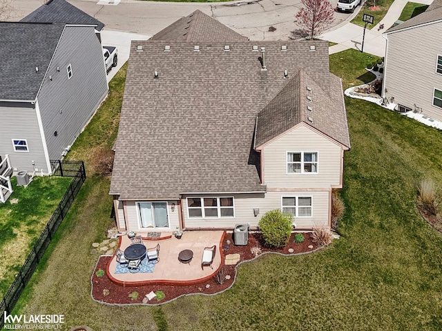 drone / aerial view