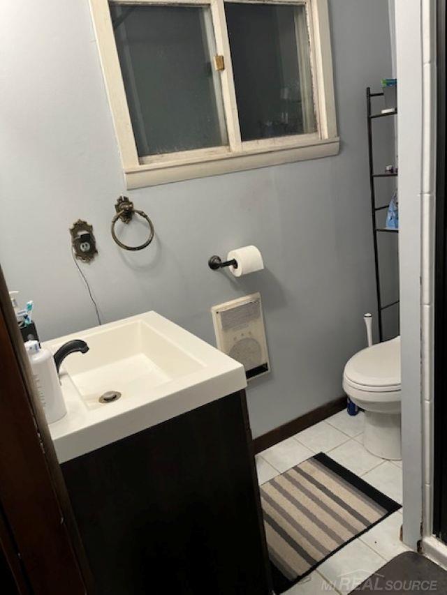 2255 E Sanilac Rd, Carsonville, MI 48419 - bathroom featuring vanity and tile patterned floors