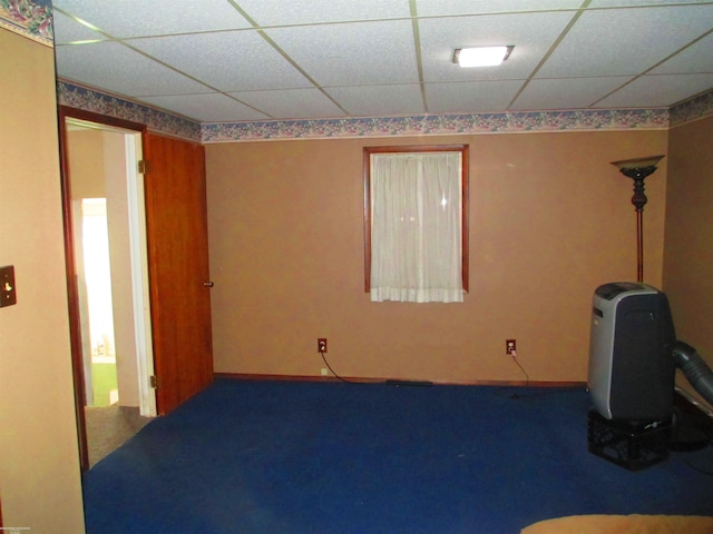 unfurnished bedroom with carpet floors