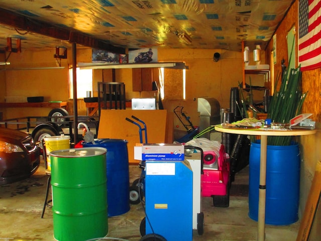 view of storage room