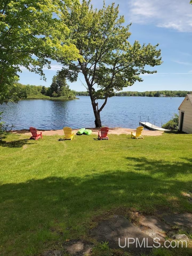 property view of water