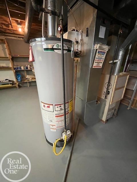 utilities featuring water heater