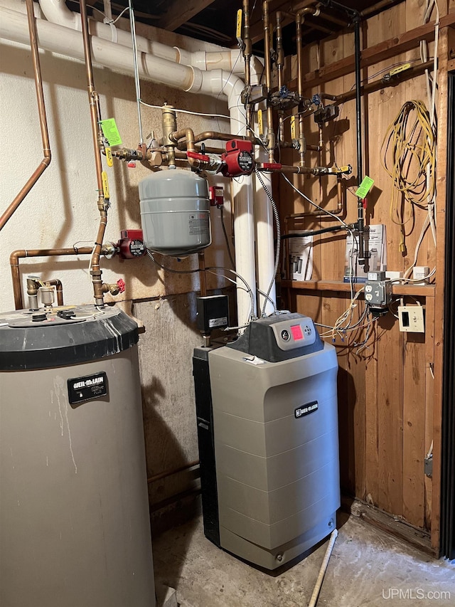 utilities with water heater