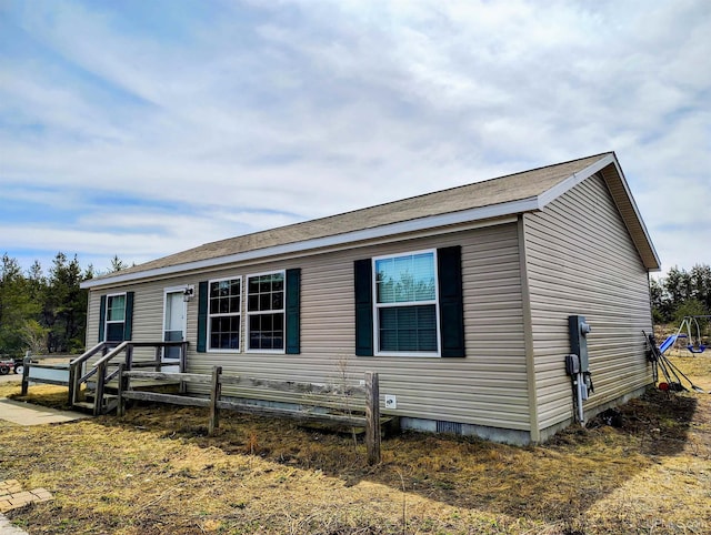 manufactured / mobile home with crawl space