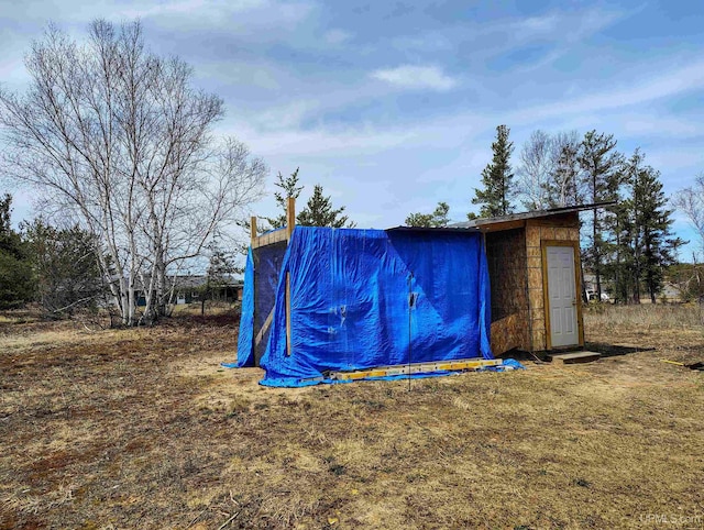 view of outbuilding