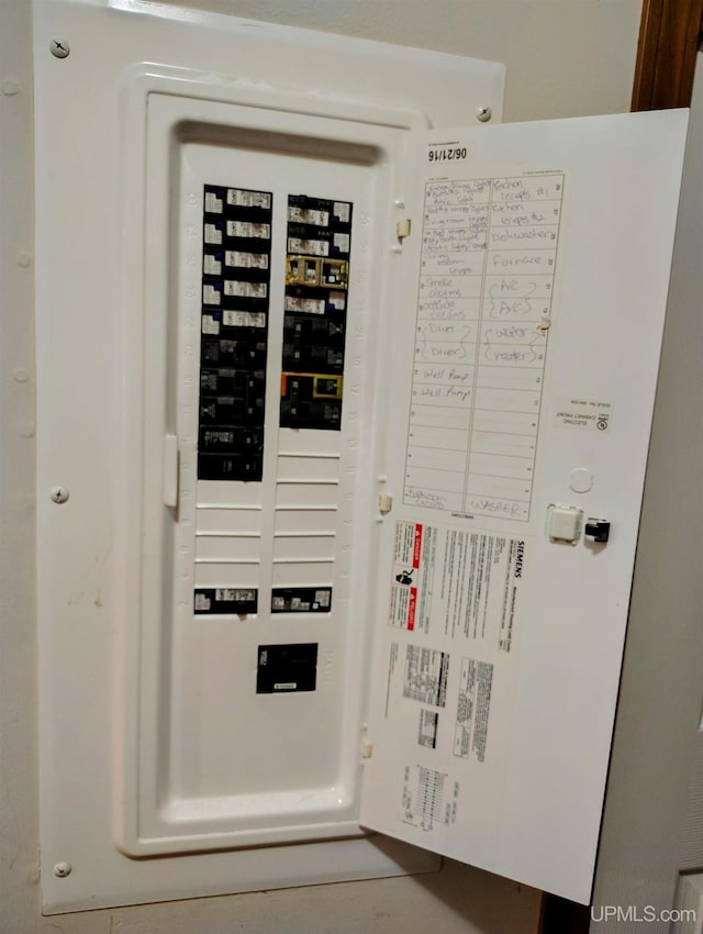 utilities with electric panel