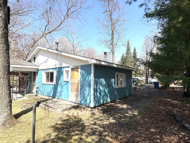view of rear view of property