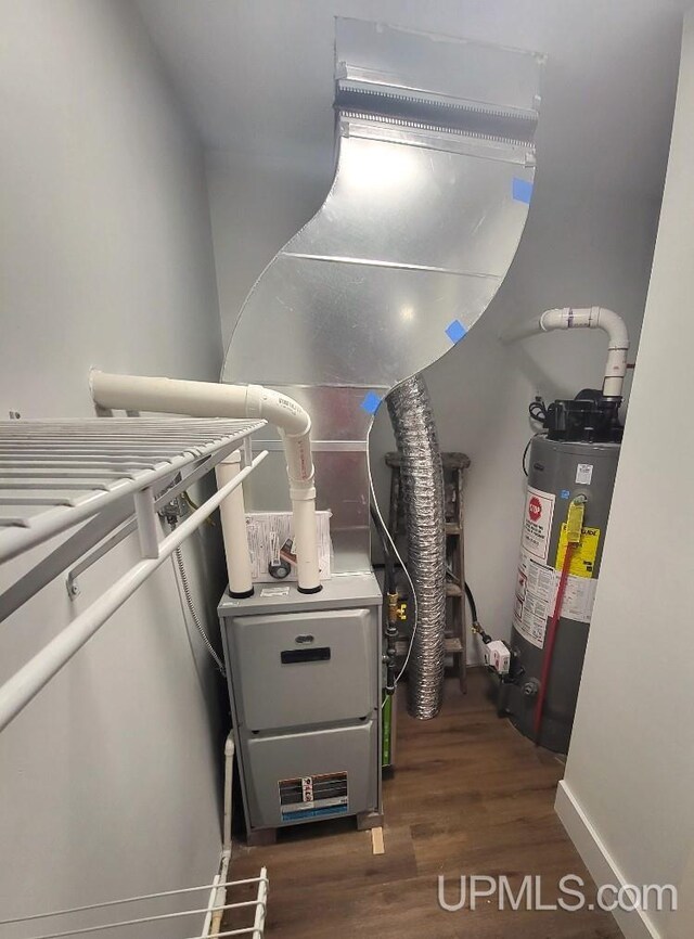 utilities featuring water heater