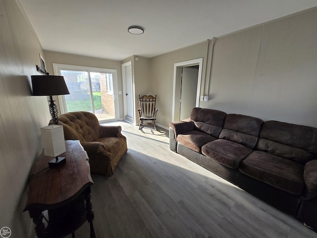 35734 Weideman St, Clinton Township, MI 48035 - living area with wood finished floors