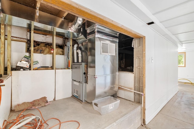 4358 Lakeshore Rd, Lexington, MI 48450 - below grade area featuring heating unit and baseboards