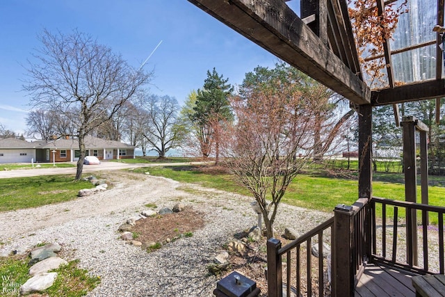 view of yard