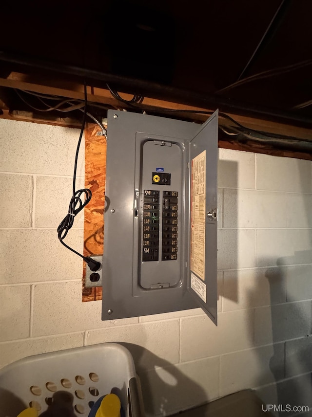 utilities with electric panel