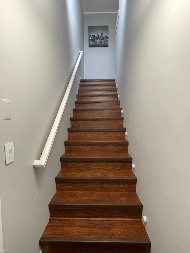 view of stairs