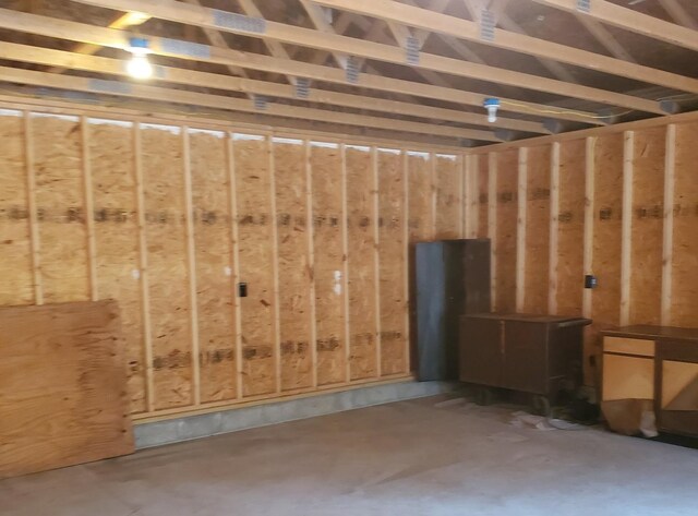 view of basement