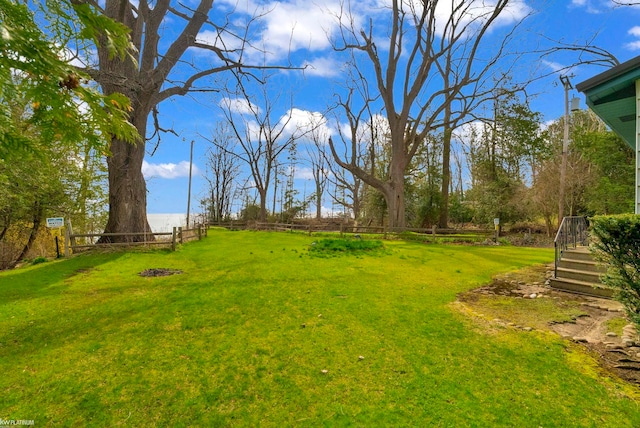 1121 S Lakeshore Rd, Carsonville, MI 48419 - view of yard with fence