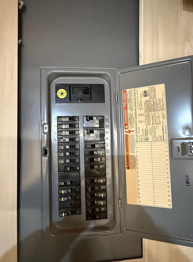 utility room featuring electric panel