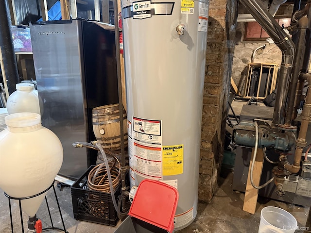 utilities with gas water heater