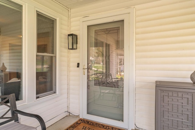 view of entrance to property