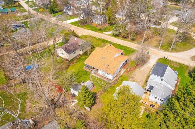 birds eye view of property featuring a residential view