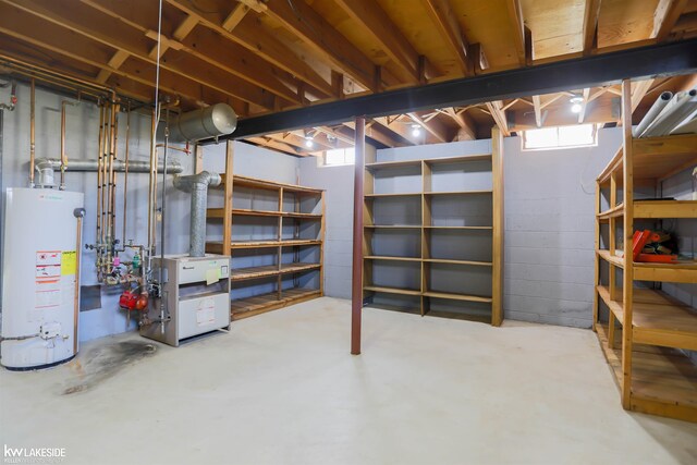 2428 Irma St, Warren, MI 48092 - basement featuring water heater