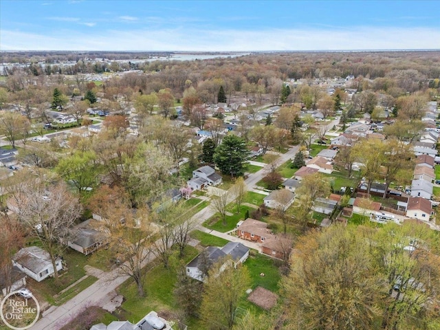 birds eye view of property featuring a residential view