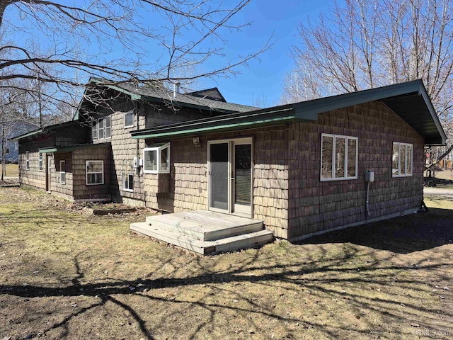 view of back of property