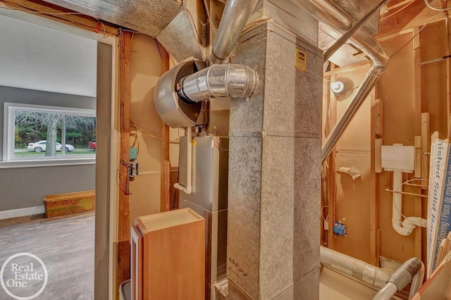 view of utility room