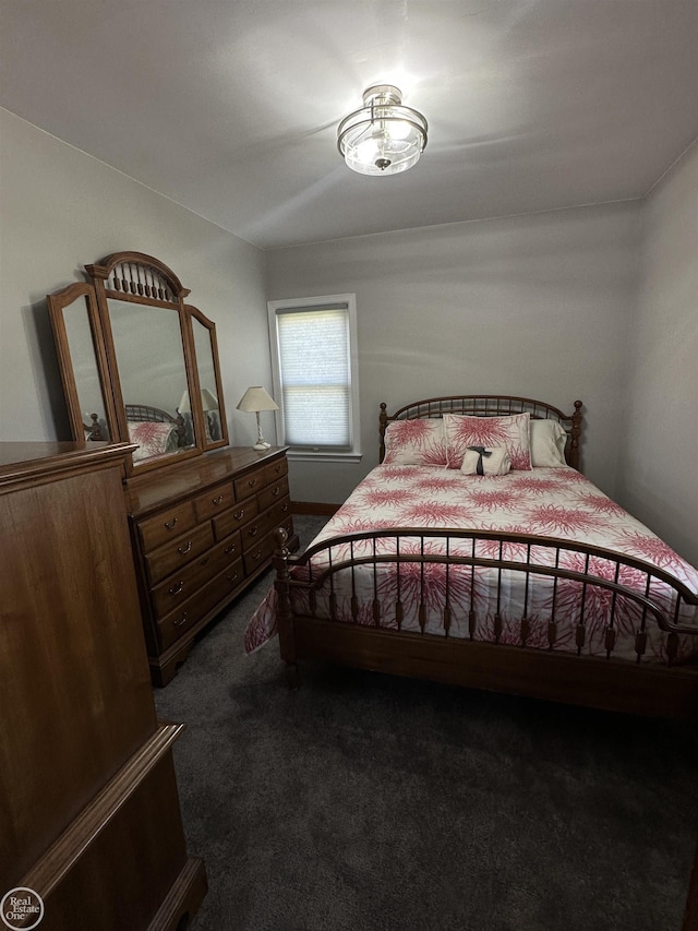 bedroom featuring carpet