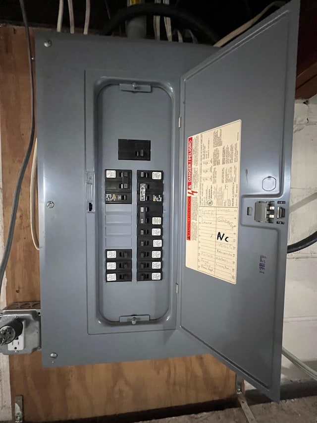 utilities with electric panel