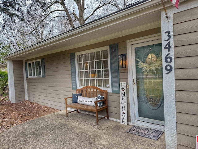 view of entrance to property
