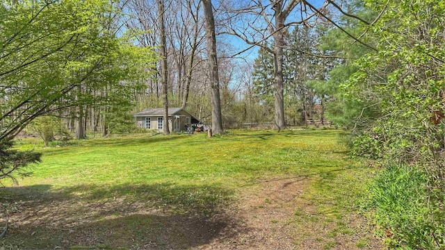 view of yard