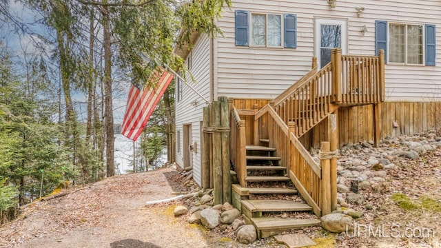 view of deck