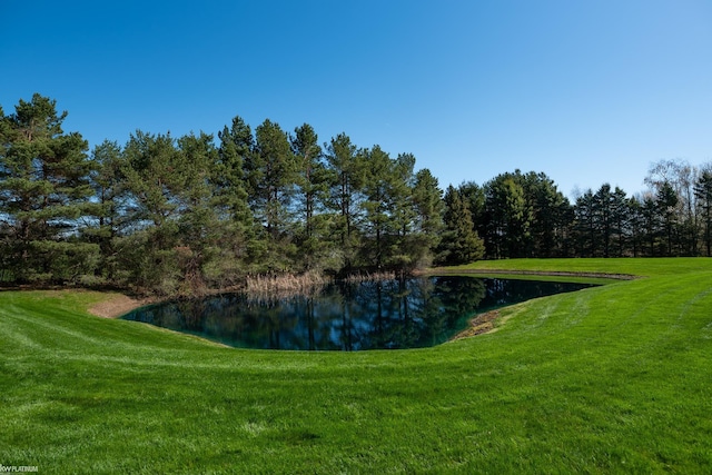 view of water feature