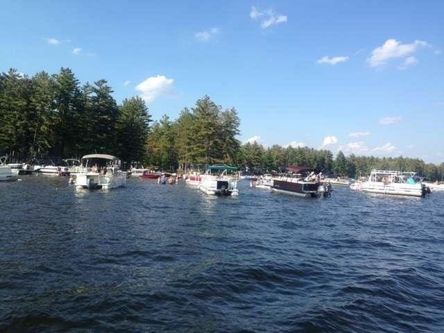 water view with a dock