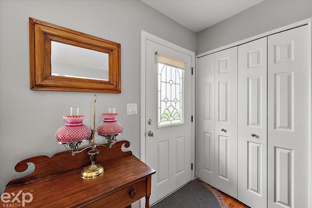 view of entrance foyer