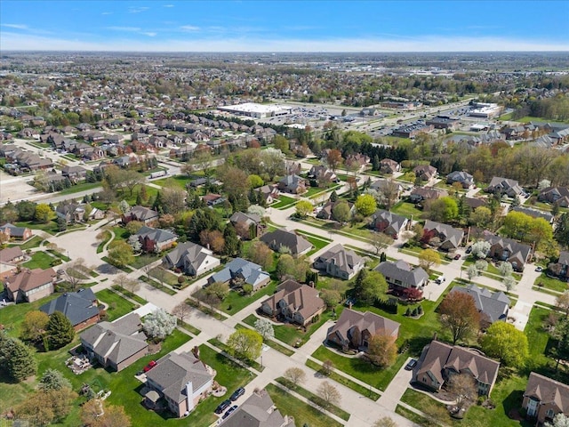 15113 Totten Pl, Shelby Twp, MI 48315 - bird's eye view featuring a residential view
