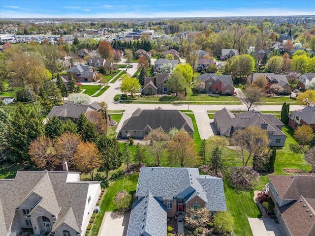 15113 Totten Pl, Shelby Twp, MI 48315 - bird's eye view featuring a residential view