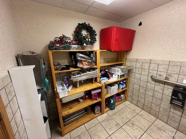 view of storage room