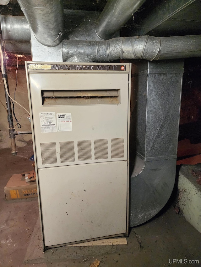 view of utility room