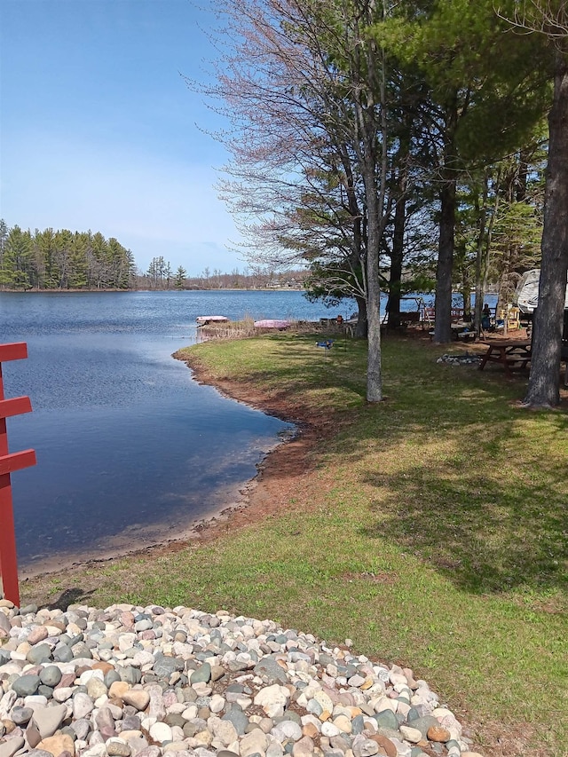 property view of water