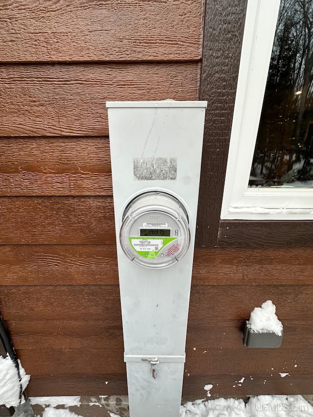details featuring electric meter