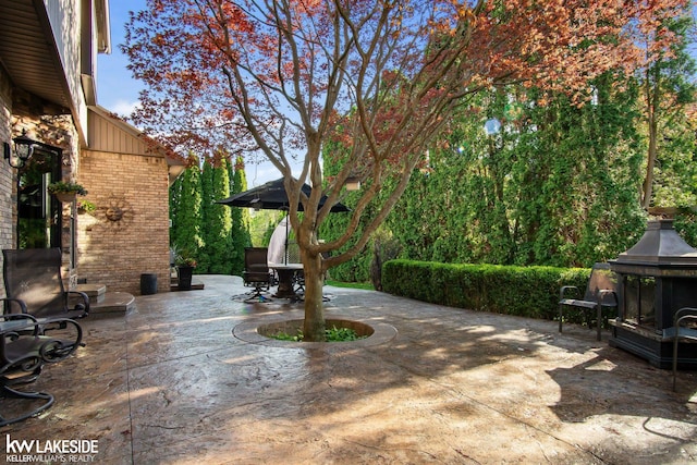 view of patio